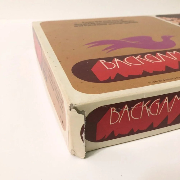 Vtg 1975 Backgammon Board Game S and R Games Selchow Righter Complete - Picture 3 of 15
